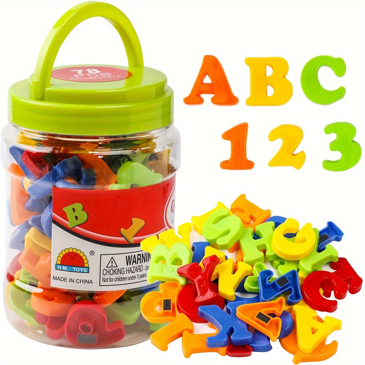 Kids Education Number - 78 шт. магнитные буквы, цифры алфавита,