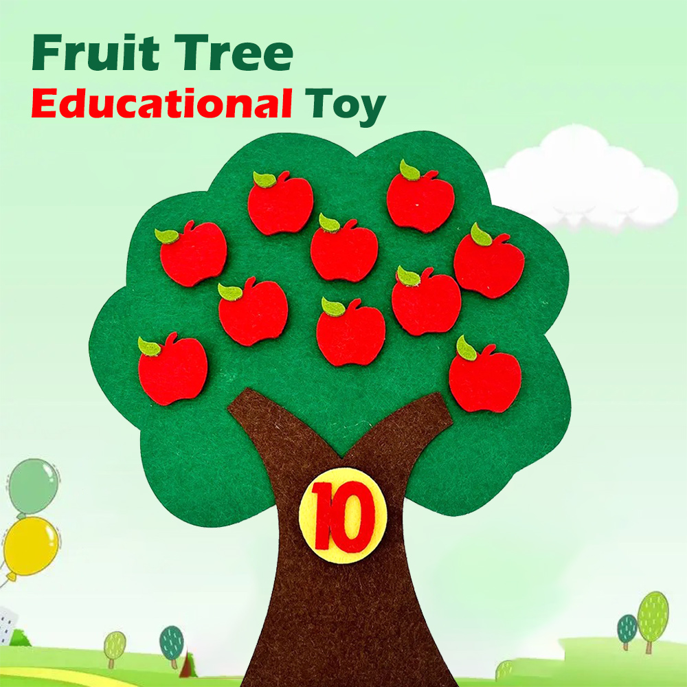 Kids Education Number - Игрушка Монтессори для счета с фруктовыми