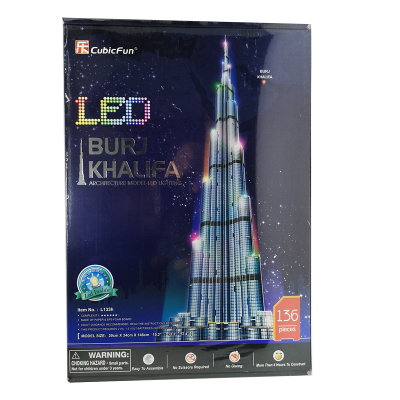 Kids Education In Dubai - 3d Пазлы 1,5 м башня Бурдж