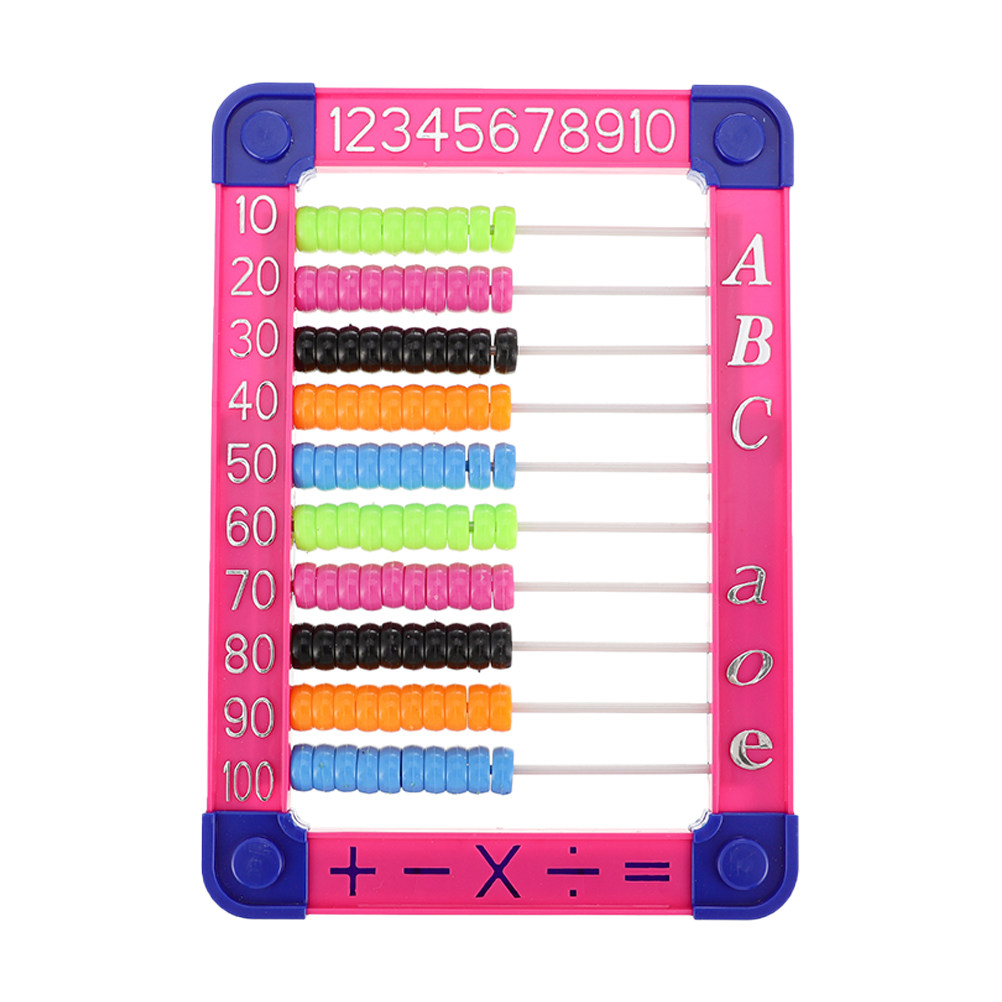 Kids Education Calculator - 1 шт. Детские счеты-абакус, обучающие пластиковые