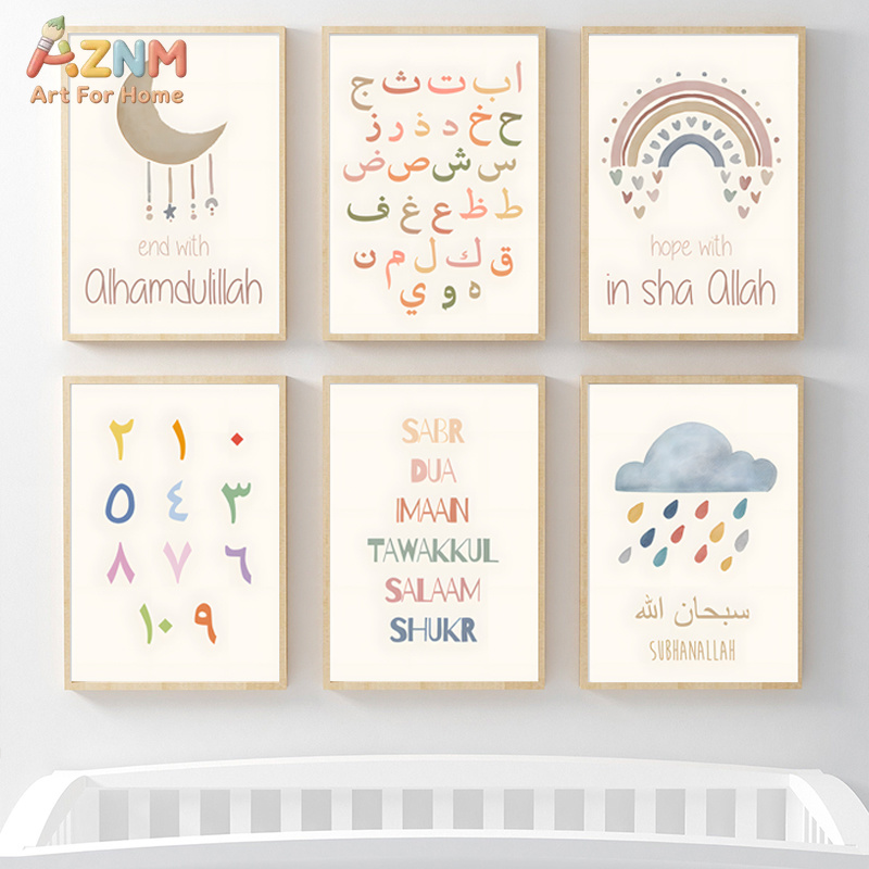 Постер на холсте AZNM с пастел – обзор и цена Kids Education Quote