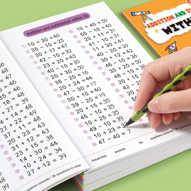 64-страничная тетрадь для обуч – обзор и цена Kids Education Calculator