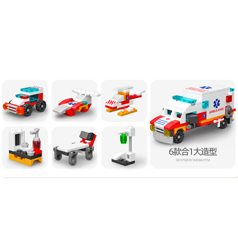 6в1 НОВЫЙ Скорая помощь Эскорт – обзор и цена Lego Set City