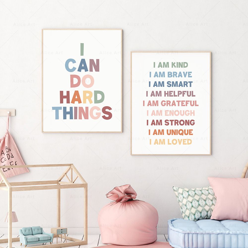 Постеры с аффирмациями для дет – обзор и цена Kids Education Quote