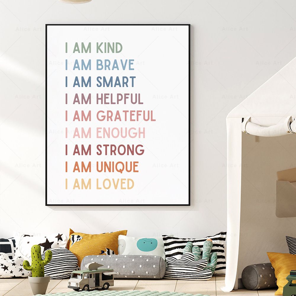 Постеры с аффирмациями для дет – обзор и цена Kids Education Quote